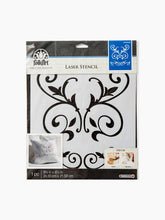 Folk Art Large Painting Stencil- Scroll - MSP 30594 - Al Masam Stationery LLC